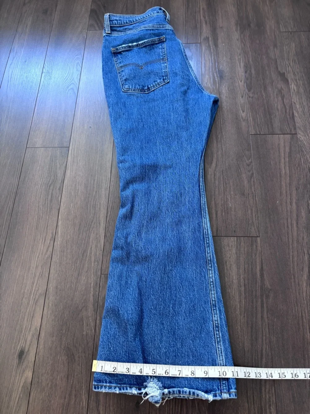 LEVI’S 70s High Waited Flare Jeans Denim Size 31 - Picture 13 of 16